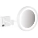 Косметическое зеркало Hansgrohe AddStoris 41790700 с LED-подсветкой, белый матовый