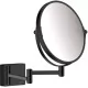 Косметическое зеркало Hansgrohe AddStoris 41791670 черный матовый