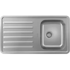 Кухонная мойка Hansgrohe S41 S4111-F400 43341800 нержавеющая сталь