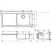 Кухонная мойка Hansgrohe S71 S717-F450 43307800 нержавеющая сталь