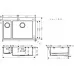 Кухонная мойка Hansgrohe S71 S712-F655 43310800 нержавеющая сталь