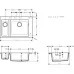 Кухонная мойка Hansgrohe S51 S510-F635