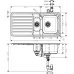 Кухонная мойка Hansgrohe S41 S4111-F540 43342800 нержавеющая сталь
