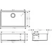 Кухонная мойка Hansgrohe S71 S719-U660 43428800 нержавеющая сталь