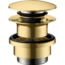 Донный клапан Hansgrohe Push-Open 50100990 с переливом полир..