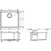 Кухонная мойка Hansgrohe S71 S719-U450 43426800 нержавеющая сталь