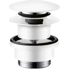 Донный клапан Hansgrohe 50100700 с переливом белый матовый 