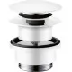 Донный клапан Hansgrohe 50100700 с переливом белый матовый