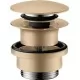 Донный клапан Hansgrohe 50100140 с переливом шлифованная бронза