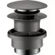 Донный клапан Hansgrohe 50100340 с переливом графит