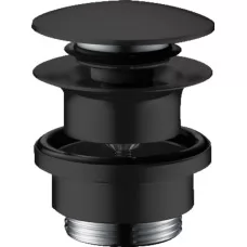 Донный клапан Hansgrohe 50100670 с переливом черный матовый 