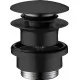 Донный клапан Hansgrohe 50100670 с переливом черный матовый