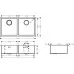 Кухонная мойка Hansgrohe S71 S719-U765 43430800 нержавеющая сталь