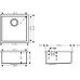 Кухонная мойка Hansgrohe S71 S719-U400 43425800 нержавеющая сталь