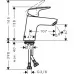 Смеситель для умывальника Hansgrohe Logis 70 CoolStart 71073000 хром