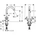 Смеситель для кухни Hansgrohe Logis M32 1j 71283000 хром