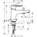 Смеситель для ванны Hansgrohe Vernis Blend Monotrou 71444000 хром
