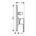 Смеситель для ванны Hansgrohe Vernis Shape 71458000 хром