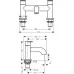 Смеситель для ванны Hansgrohe Vernis Blend 71442000 хром