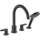 Смеситель для ванны Hansgrohe Vernis Blend 71456670 черный матовый