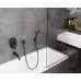 Смеситель для ванны Hansgrohe Vernis Blend 71449670 черный матовый