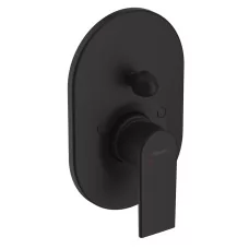 Смеситель для ванны Hansgrohe Vernis Shape 71458670 черный матовый
