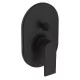 Смеситель для ванны Hansgrohe Vernis Shape 71458670 черный матовый