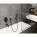 Смеситель для ванны Hansgrohe Vernis Shape 71458670 черный матовый