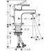 Смеситель для умывальника Hansgrohe Vernis Shape 70 71566000 хром