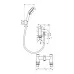 Смеситель для ванны Hansgrohe Vernis Blend Vario 71461000 хром