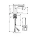 Смеситель для умывальника Hansgrohe Vernis Blend 71502000 хром