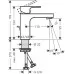Смеситель для умывальника Hansgrohe Vernis Shape 100 71568000 хром