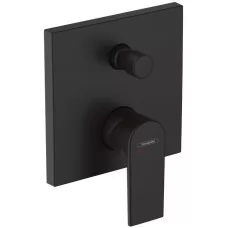 Смеситель для ванны Hansgrohe Vernis Shape 71469670 черный матовый