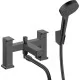 Смеситель для ванны Hansgrohe Vernis Shape 71462670 черный матовый