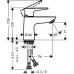 Смеситель для умывальника Hansgrohe Talis E 80 71701000 хром