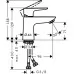 Смеситель для умывальника Hansgrohe Talis E 80 71702000 хром