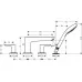 Смеситель для ванны Hansgrohe Talis E 71748000 хром