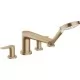 Смеситель для ванны Hansgrohe Talis E 71748140 шлифованная бронза