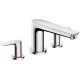 Смеситель для ванны Hansgrohe Talis E 71747000 хром
