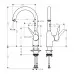 Смеситель для кухни Hansgrohe Focus M43 220 1jet 71812000 хром