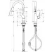 Смеситель для кухни Hansgrohe Focus M42 180 2jet 71801000 хром