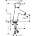 Смеситель для умывальника Hansgrohe Talis S 80 CoolStart 72014000 хром