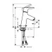 Смеситель для умывальника Hansgrohe Talis S 80 CoolStart 72011000 хром