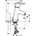 Смеситель для умывальника Hansgrohe Talis S 80 CoolStart 72013000 хром