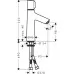 Смеситель для умывальника Hansgrohe Talis Select S 100 72043000 хром