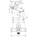 Смеситель для ванны Hansgrohe Talis E 72401000 хром