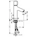 Смеситель для умывальника Hansgrohe Talis Select S 100 72042000 хром