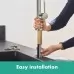 Смеситель для кухни Hansgrohe Talis M54 210 2jet 72800800 сталь