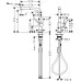 Смеситель для кухни Hansgrohe Talis M54 270 1jet 72808800 сталь