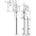 Смеситель для кухни Hansgrohe Talis M54 270 1jet sBox 72809800 сталь